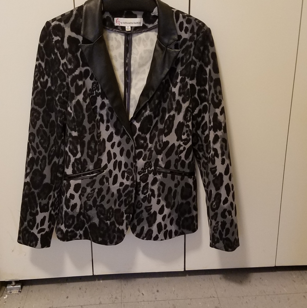 Animal print Blazer